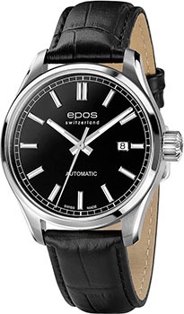 Швейцарские наручные  мужские часы Epos 3501 132 20 15 25 Коллекция Passion