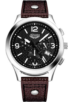 Швейцарские наручные  мужские часы Adriatica 8313 5B54CH Коллекция Aviation