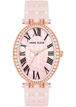 fashion наручные  женские часы Anne Klein 3900RGLP Коллекция Ceramic Кварцевые