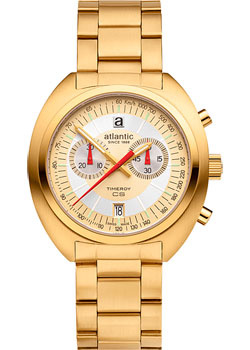 Швейцарские наручные  мужские часы Atlantic 70467 45 35 Коллекция Timeroy