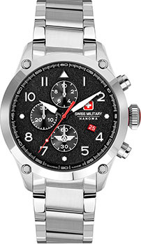 Швейцарские наручные  мужские часы Swiss military hanowa SMWGI2101501 Коллекция Nightflighter