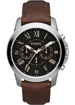 fashion наручные  мужские часы Fossil FS4813 Коллекция Grant