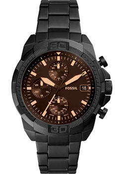 fashion наручные  мужские часы Fossil FS5851 Коллекция Bronson Chronograph