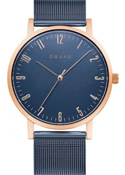 fashion наручные  мужские часы Obaku V248GXVLML Коллекция Mesh