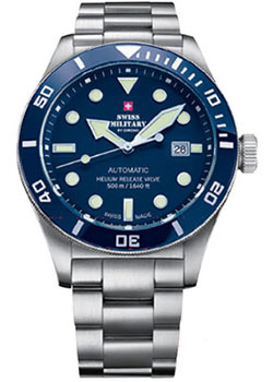 Швейцарские наручные  мужские часы Swiss Military SMA34075 02 Коллекция Diver