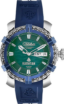 Российские наручные  мужские часы Slava 2470465 800 2427 Коллекция Капитан