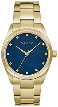 fashion наручные  женские часы Obaku V263LXGLSG Коллекция Chili