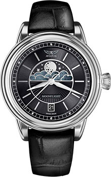 Швейцарские наручные  женские часы Aviator V 1 33 0 252 4 Коллекция Douglas MoonFlight