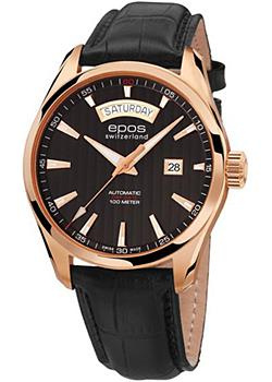 Швейцарские наручные  мужские часы Epos 3402 142 24 15 25 Коллекция Passion