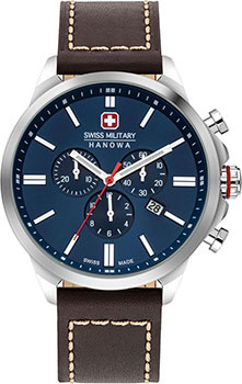 Швейцарские наручные  мужские часы Swiss military hanowa 06 4332 04 003 05 Коллекция Chrono Classic II