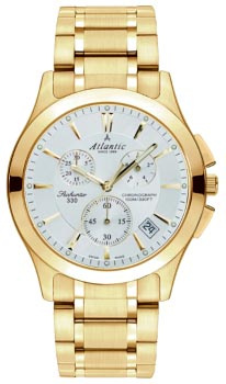 Швейцарские наручные  мужские часы Atlantic 71465 45 21 Коллекция Seahunter S