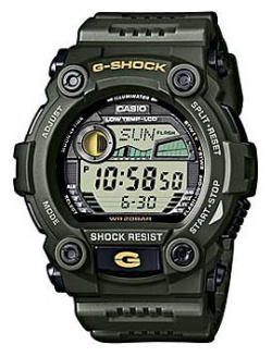 Японские наручные  мужские часы Casio G 7900 3E Коллекция Shock