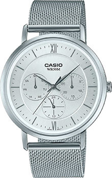 Японские наручные  мужские часы Casio MTP B300M 7A Коллекция Analog
