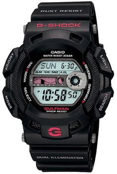 Японские наручные  мужские часы Casio G 9100 1D Коллекция Shock