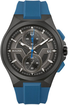 Японские наручные  мужские часы Bulova 98B380 Коллекция Maquina Мужской