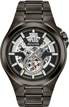 Японские наручные  мужские часы Bulova 98A179 Коллекция Maquina