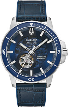 Японские наручные  мужские часы Bulova 96A291 Коллекция Marine Star