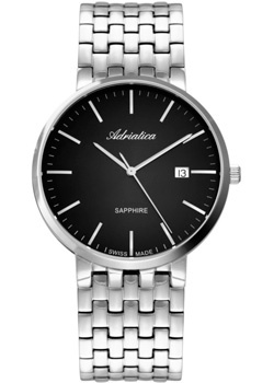 Швейцарские наручные  мужские часы Adriatica 1281 5116Q Коллекция Pairs