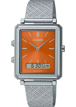 Японские наручные  мужские часы Casio MTP B205M 5E Коллекция Ana Digi