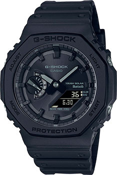 Японские наручные  мужские часы Casio GA B2100 1A1 Коллекция G Shock