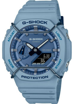 Японские наручные  мужские часы Casio GA 2100PT 2A Коллекция G Shock