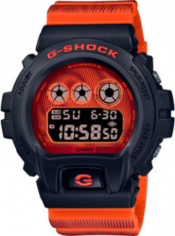 Японские наручные  мужские часы Casio DW 6900TD 4 Коллекция G Shock