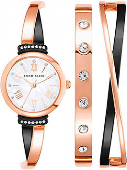 fashion наручные  женские часы Anne Klein 2245GYST Коллекция Box Set