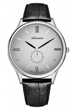 Швейцарские наручные  мужские часы Adriatica 1230 5267QXL Коллекция Twin