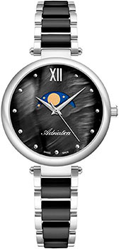 Швейцарские наручные  женские часы Adriatica 3705 E18MQM Коллекция Ceramic