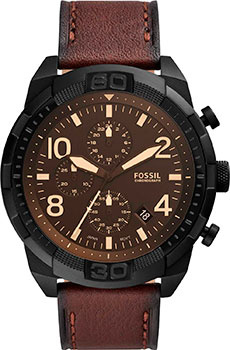 fashion наручные  мужские часы Fossil FS5875 Коллекция Bronson