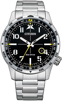 Японские наручные  мужские часы Citizen BM7550 87E Коллекция Eco Drive