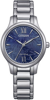 Японские наручные  женские часы Citizen EM0899 72L Коллекция Elegance