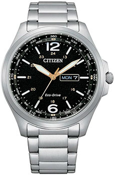 Японские наручные  мужские часы Citizen AW0110 82E Коллекция Eco Drive