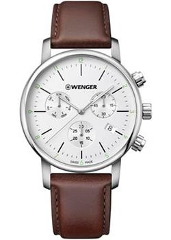 Швейцарские наручные  мужские часы Wenger 01 1743 101 Коллекция Urban Classic Chrono