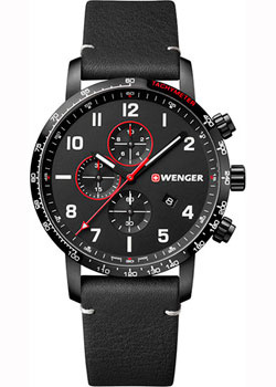 Швейцарские наручные  мужские часы Wenger 01 1543 106 Коллекция Attitude
