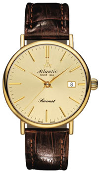 Швейцарские наручные  мужские часы Atlantic 50751 45 31 Коллекция Seacrest