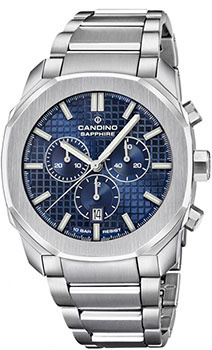 Швейцарские наручные  мужские часы Candino C4746 2 Коллекция Chronograph