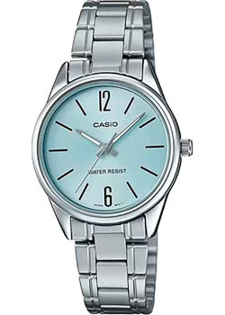 Японские наручные  женские часы Casio LTP V005D 2B Коллекция Analog