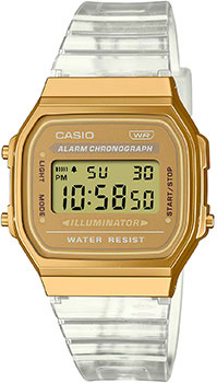 Японские наручные  мужские часы Casio A168XESG 9A Коллекция Vintage Электронные