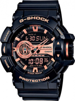 Японские наручные  мужские часы Casio GA 400GB 1A4 Коллекция G Shock