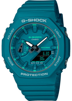 Японские наручные  женские часы Casio GMA S2100GA 3A Коллекция G Shock Кварцевые