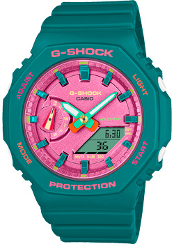 Японские наручные  женские часы Casio GMA S2100BS 3A Коллекция G Shock