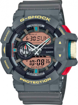 Японские наручные  мужские часы Casio GA 400PC 8A Коллекция G Shock Кварцевые