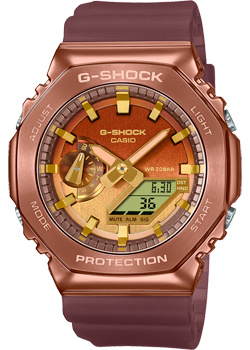 Японские наручные  мужские часы Casio GM 2100CL 5A Коллекция G Shock Кварцевые