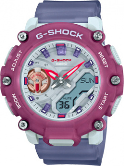 Японские наручные  женские часы Casio GMA S2200PE 6A Коллекция G Shock