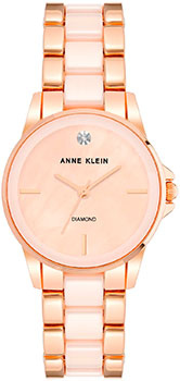 fashion наручные  женские часы Anne Klein 4118BHRG Коллекция Diamond