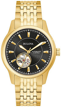 Японские наручные  мужские часы Bulova 97A168 Коллекция Automatic