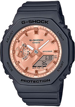 Японские наручные  женские часы Casio GMA S2100MD 1A Коллекция G Shock