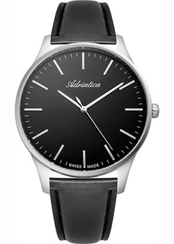 Швейцарские наручные  мужские часы Adriatica 1286 5214Q Коллекция Pairs