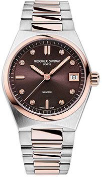 Швейцарские наручные  женские часы Frederique Constant FC 240CD2NH2B Коллекция Highlife